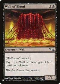 Wall of Blood (82/306) [The List Reprints]