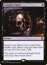 Vampiric Tutor (112/249) [The List Reprints]
