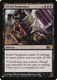 Sorin's Vengeance (111/249) [The List Reprints]