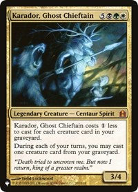 Karador, Ghost Chieftain (207/318) [The List Reprints]