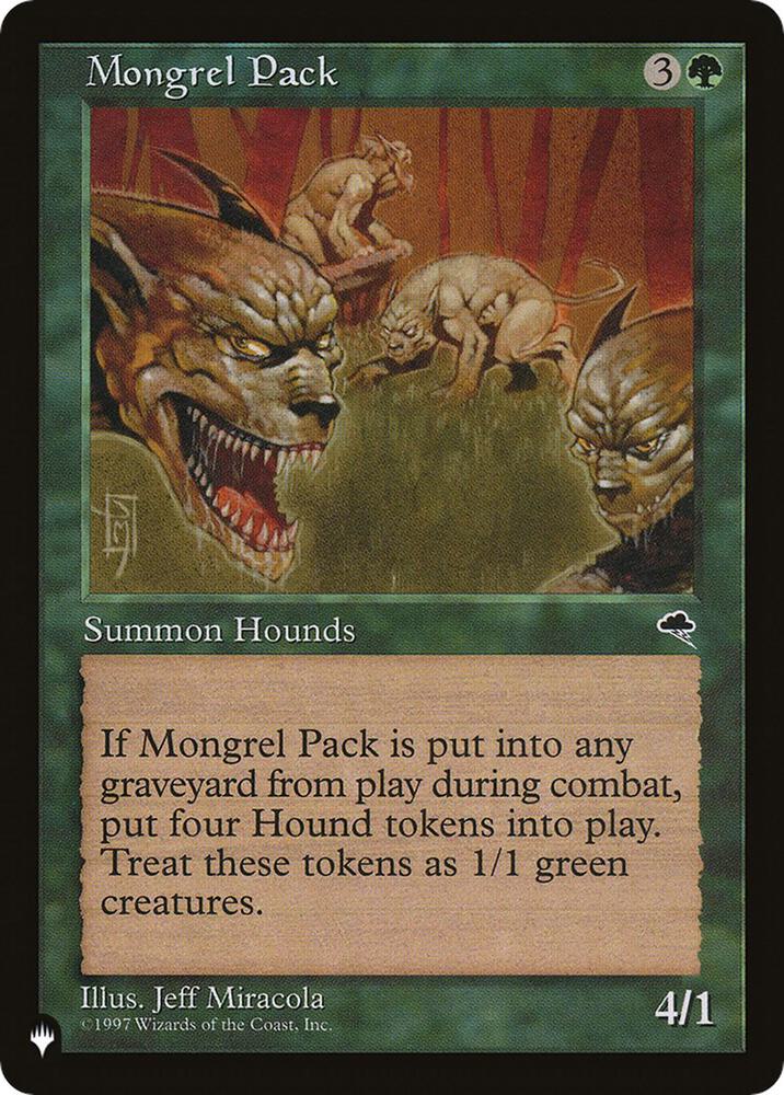 Mongrel Pack [The List Reprints]