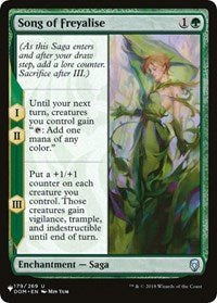Song of Freyalise (179/269) [The List Reprints]