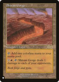 Shivan Gorge (326/350) [The List Reprints]