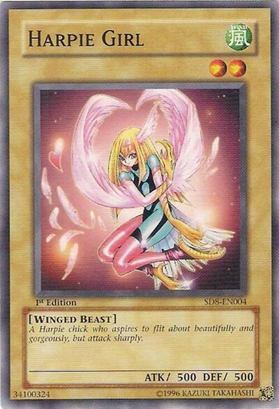 Harpie Girl (SD8-EN004) [Structure Deck: Lord of the Storm]