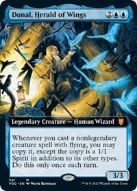 Donal, Herald of Wings (Extended Art) (41) [Commander: Innistrad: Crimson Vow]