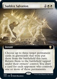 Sudden Salvation (Extended Art) (48) [Commander: Innistrad: Crimson Vow]