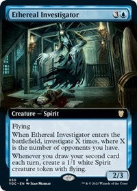 Ethereal Investigator (Extended Art) (50) [Commander: Innistrad: Crimson Vow]