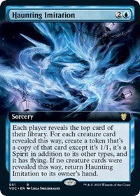 Haunting Imitation (Extended Art) (51) [Commander: Innistrad: Crimson Vow]