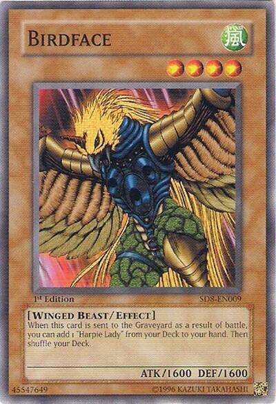 Birdface (SD8-EN009) [Structure Deck: Lord of the Storm]