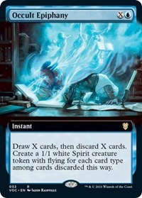 Occult Epiphany (Extended Art) (52) [Commander: Innistrad: Crimson Vow]