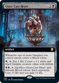 Glass-Cast Heart (Extended Art) (56) [Commander: Innistrad: Crimson Vow]
