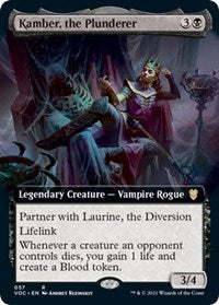 Kamber, the Plunderer (Extended Art) (57) [Commander: Innistrad: Crimson Vow]