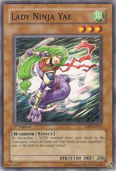 Lady Ninja Yae (SD8-EN011) [Structure Deck: Lord of the Storm]