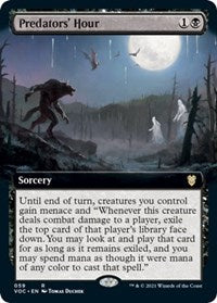 Predators' Hour (Extended Art) (59) [Commander: Innistrad: Crimson Vow]