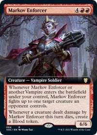 Markov Enforcer (Extended Art) (64) [Commander: Innistrad: Crimson Vow]