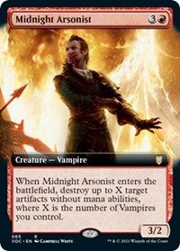 Midnight Arsonist (Extended Art) (65) [Commander: Innistrad: Crimson Vow]