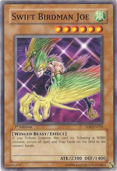 Swift Birdman Joe (SD8-EN016) [Structure Deck: Lord of the Storm]