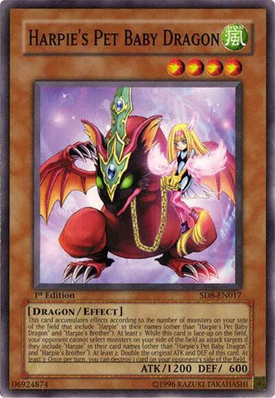 Harpie's Pet Baby Dragon (SD8-EN017) [Structure Deck: Lord of the Storm]