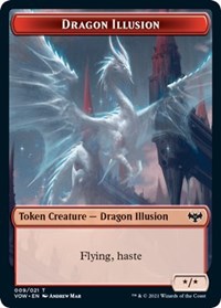 Dragon Illusion Token (9) [Innistrad: Crimson Vow]