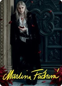 Sorin the Mirthless (1/81) Art Card (Gold-Stamped Signature) (1) [Art Series: Innistrad: Crimson Vow]