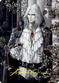 Sorin the Mirthless (2/81) Art Card (Gold-Stamped Signature) (2) [Art Series: Innistrad: Crimson Vow]