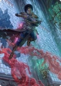 Kaya, Geist Hunter Art Card (3) [Art Series: Innistrad: Crimson Vow]