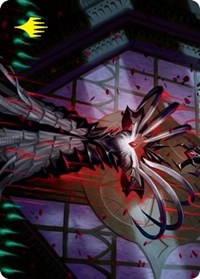 Bride's Gown Art Card (Gold-Stamped) (6) [Art Series: Innistrad: Crimson Vow]