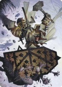 Estwald Shieldbasher Art Card (9) [Art Series: Innistrad: Crimson Vow]