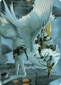 Gryff Rider Art Card (10) [Art Series: Innistrad: Crimson Vow]