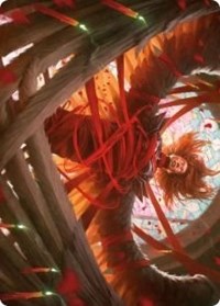Sigarda's Imprisonment Art Card (16) [Art Series: Innistrad: Crimson Vow]