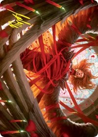 Sigarda's Imprisonment Art Card (Gold-Stamped Signature) (16) [Art Series: Innistrad: Crimson Vow]