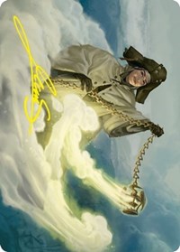 Traveling Minister Art Card (Gold-Stamped Signature) (19) [Art Series: Innistrad: Crimson Vow]