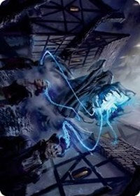 Dreamshackle Geist Art Card (22) [Art Series: Innistrad: Crimson Vow]