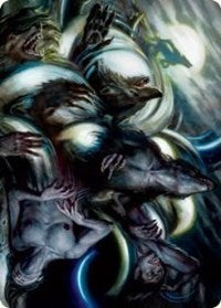 Lunar Rejection Art Card (23) [Art Series: Innistrad: Crimson Vow]