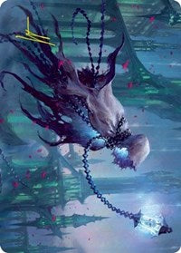 Wanderlight Spirit Art Card (Gold-Stamped Signature) (26) [Art Series: Innistrad: Crimson Vow]