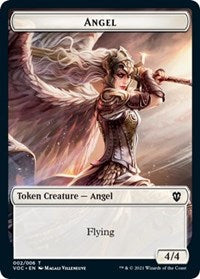 Angel // Clue Double-Sided Token (2 // 5) [Commander: Innistrad: Crimson Vow]