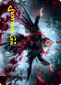 Bloodsoaked Reveler Art Card (Gold-Stamped Signature) (29) [Art Series: Innistrad: Crimson Vow]