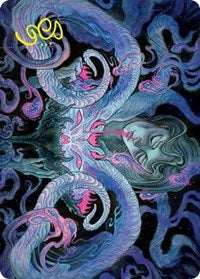 Demonic Bargain Art Card (Gold-Stamped Signature) (30) [Art Series: Innistrad: Crimson Vow]