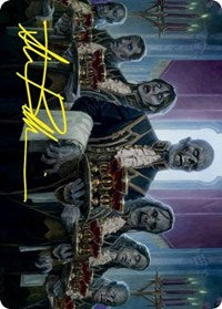 Dying to Serve Art Card (Gold-Stamped Signature) (32) [Art Series: Innistrad: Crimson Vow]