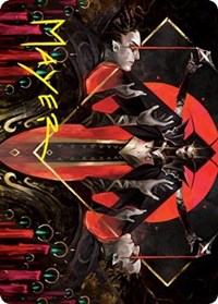 Gift of Fangs Art Card (Gold-Stamped Signature) (34) [Art Series: Innistrad: Crimson Vow]