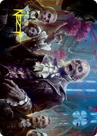 Undead Butler Art Card (Gold-Stamped Signature) (37) [Art Series: Innistrad: Crimson Vow]