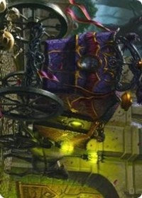 Honeymoon Hearse Art Card (45) [Art Series: Innistrad: Crimson Vow]