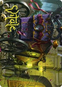 Honeymoon Hearse Art Card (Gold-Stamped Signature) (45) [Art Series: Innistrad: Crimson Vow]