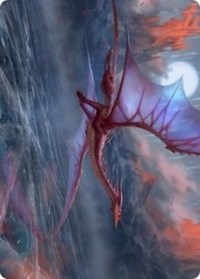 Manaform Hellkite Art Card (46) [Art Series: Innistrad: Crimson Vow]