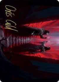 Vampires' Vengeance Art Card (Gold-Stamped Signature) (49) [Art Series: Innistrad: Crimson Vow]