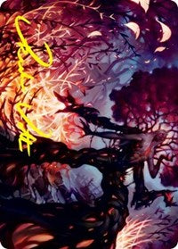 Splendid Reclamation Art Card (Gold-Stamped Signature) (55) [Art Series: Innistrad: Crimson Vow]