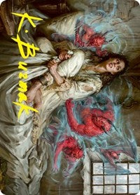 Eruth, Tormented Prophet Art Card (Gold-Stamped Signature) (61) [Art Series: Innistrad: Crimson Vow]