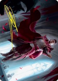 Markov Waltzer Art Card (Gold-Stamped Signature) (63) [Art Series: Innistrad: Crimson Vow]