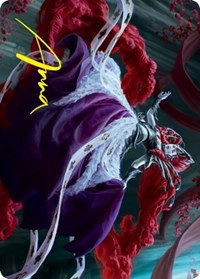 Olivia, Crimson Bride Art Card (Gold-Stamped Signature) (65) [Art Series: Innistrad: Crimson Vow]