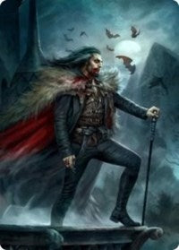 Dracula, Blood Immortal Art Card (71) [Art Series: Innistrad: Crimson Vow]